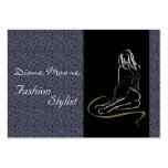 Elegant Fashion Stylist Business Cards