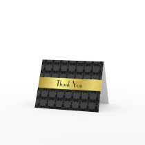 Elegant Fleur Di Lys Thank You Card