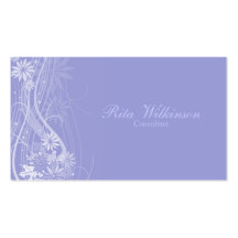 Elegant Floral Business Card