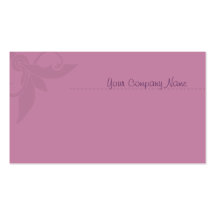 Elegant Floral Business Card Template