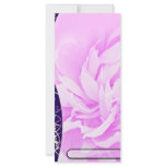 Elegant Floral design on navy blue and creative ar Rack Card Design