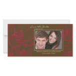 Elegant Floral Save the Date Photo Card
