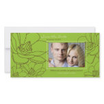 Elegant Floral Wedding Save the Date Photo Card