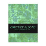 Elegant Florist Business Opening Announcement Card