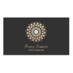 Elegant Flower Motif Interior Designer Business Business Card