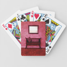 Elegant Foyer Settee Seat Mirror Interior Design Card Decks