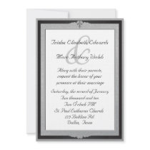 Elegant Framed Wedding Invitation