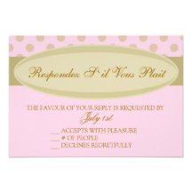Elegant Fun Wedding RSVP Invitation