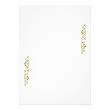 Elegant Gold Card Custom Invitations