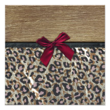 Elegant Gold Cheetah Print Photo Print