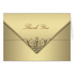 Elegant Gold Thank You Cards