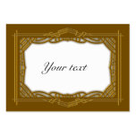 Elegant Golden Christmas Tag Business Card