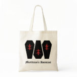 Elegant gothic coffin Mortician's Assistant Tote Bag