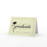 Elegant Graduation Announcement - 2009 Greeting Card
