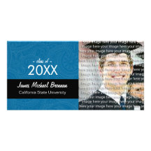 Elegant Graduation Photo Announcement Cards Custom Photo Card