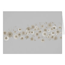 Elegant greg flower card