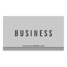Elegant Grey Meteorological Business Card