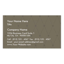 Elegant grey stripes on Khaki texture special gift Business Cards