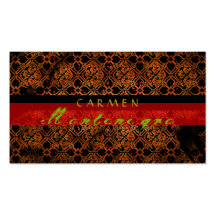 Elegant Grunge Retro Business Card Template