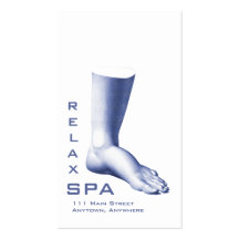 Elegant Hand & Foot SPA, Manicure, Pedicure Business Card Templates