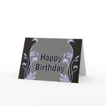 Elegant Happy Birthday Greeting Cards