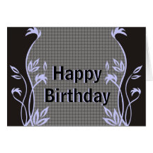Elegant Happy Birthday Greeting Cards