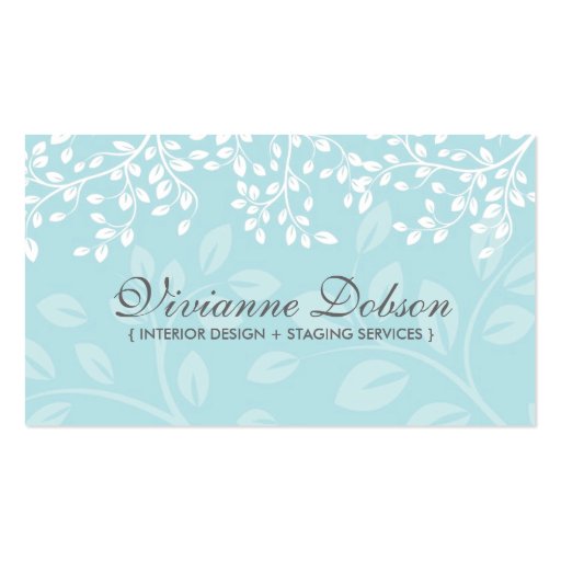 Elegant Interior Designer Business Cards