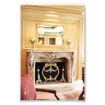 elegant interior fireplace photo