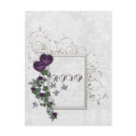 Elegant Ivy Wedding Suite RSVP Postcards