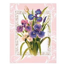 Elegant Japanese Lilacs Engagement Party Custom Invitations