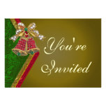Elegant Jewelled Bells Party Invitation