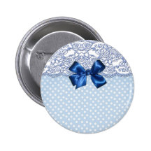 Elegant Lace And Cute Polka Dots Buttons