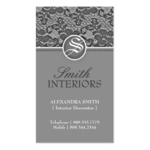 Elegant Lace Business Cards