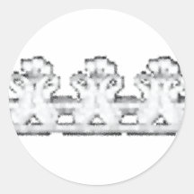 Elegant Lace Wedding Invitations Envelope Seals Round Stickers