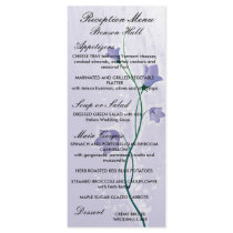 elegant lavender floral design custom rack card