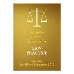 Elegant Law Practice Opening Announcement