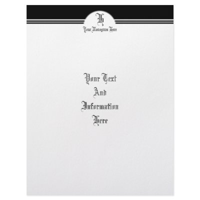 Elegant Letterhead by Paper_Products