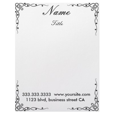 elegant letterheads by CustomLetterheads