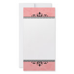 Elegant Light Pink rose valentine gift Photo Card