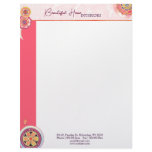Elegant Lotus Motifs Business Letterhead