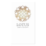 Elegant Lotus Women's Fashion Boutique White Business Card Templates