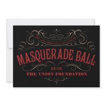 Elegant Masquerade Ball Invitations
