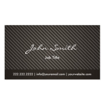 Elegant Minimal Brown Stripes Business Card