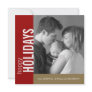 Elegant Modern Happy Holidays Card Custom Invites