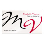 Elegant / Modern Interior Design Business Cards