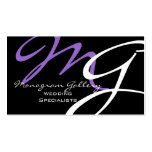 Elegant Modern Monogram Business Cards