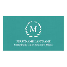 Elegant & Modern Student Business Cards