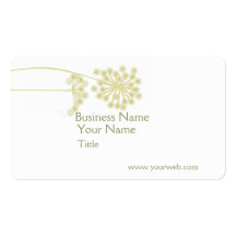 Elegant Modern Wild Flower Floral Business Card Templates
