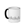 Elegant Monogram Initial I Coffee Mug