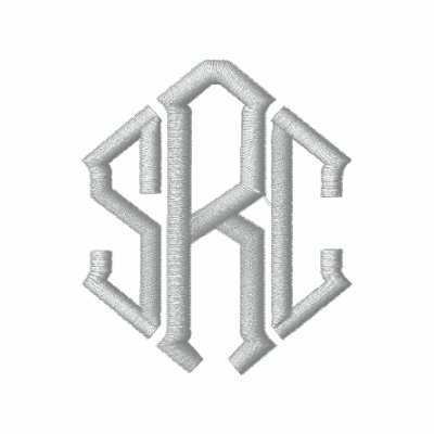 Elegant Monogram Initials Embroidered Shirt by SmilinEyesMonograms